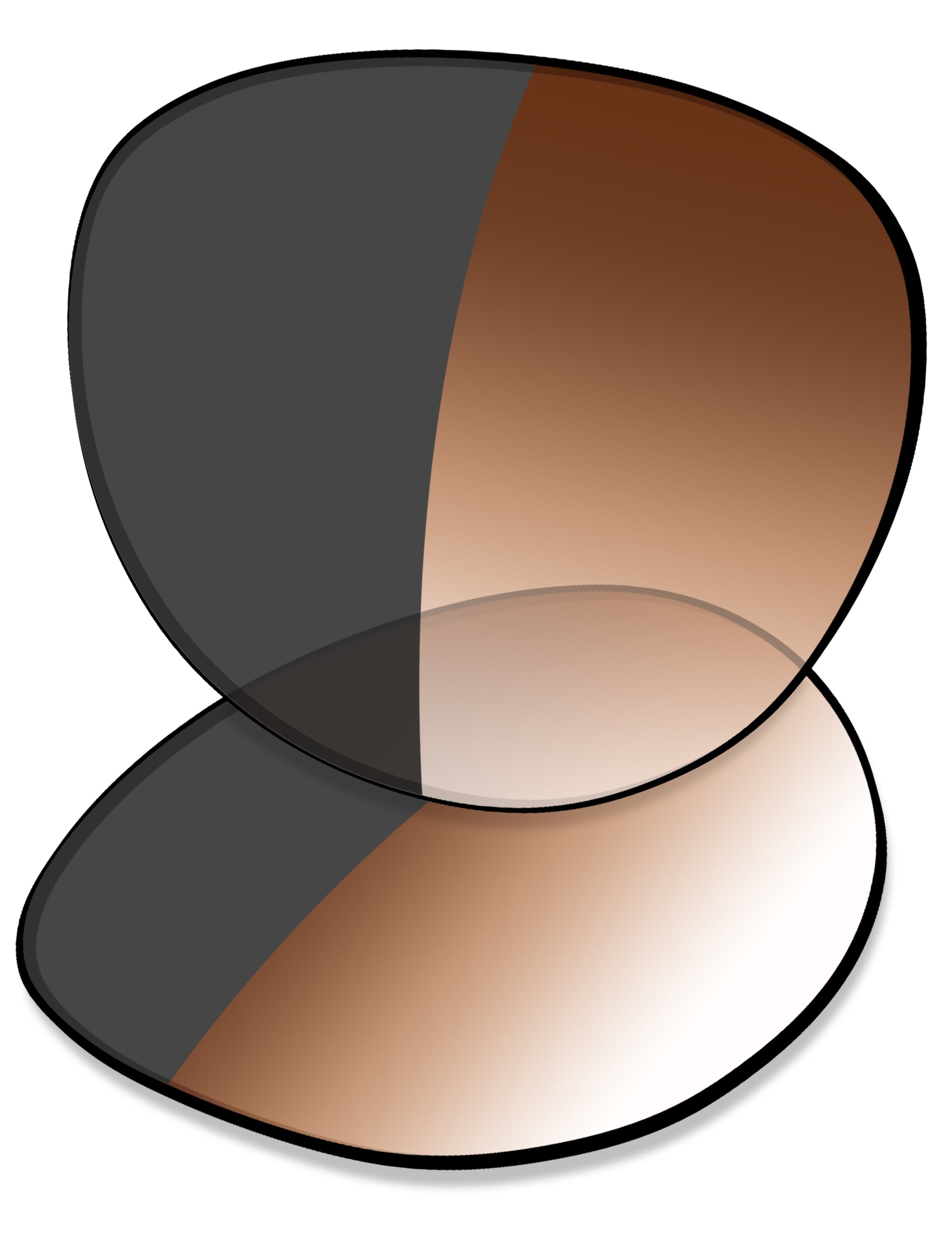 Brown Gradient Gray Photochromic
