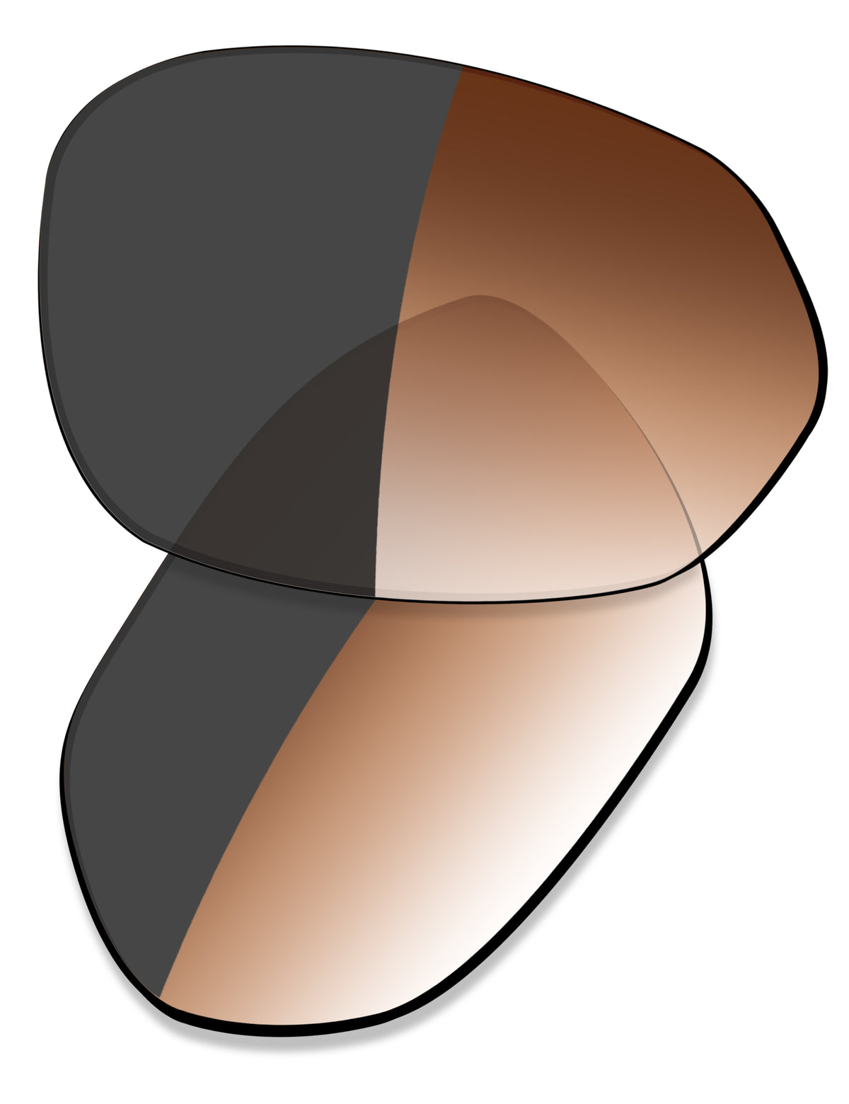 Brown Gradient Gray Photochromic
